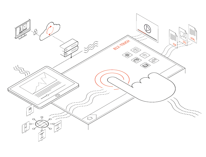 Illustration Touch Installationen