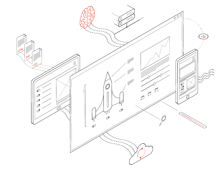 Illustration Webanwendungen