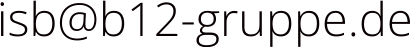 Bild, das die Datenschutz-Mailadresse von Studio B12 zeigt