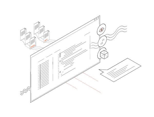 Animierter Bildschirm mit Programmierung